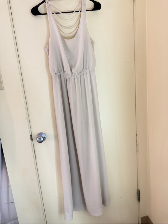 Dresses & Skirts - Light Cream Maxi Dress with Strappy Back
